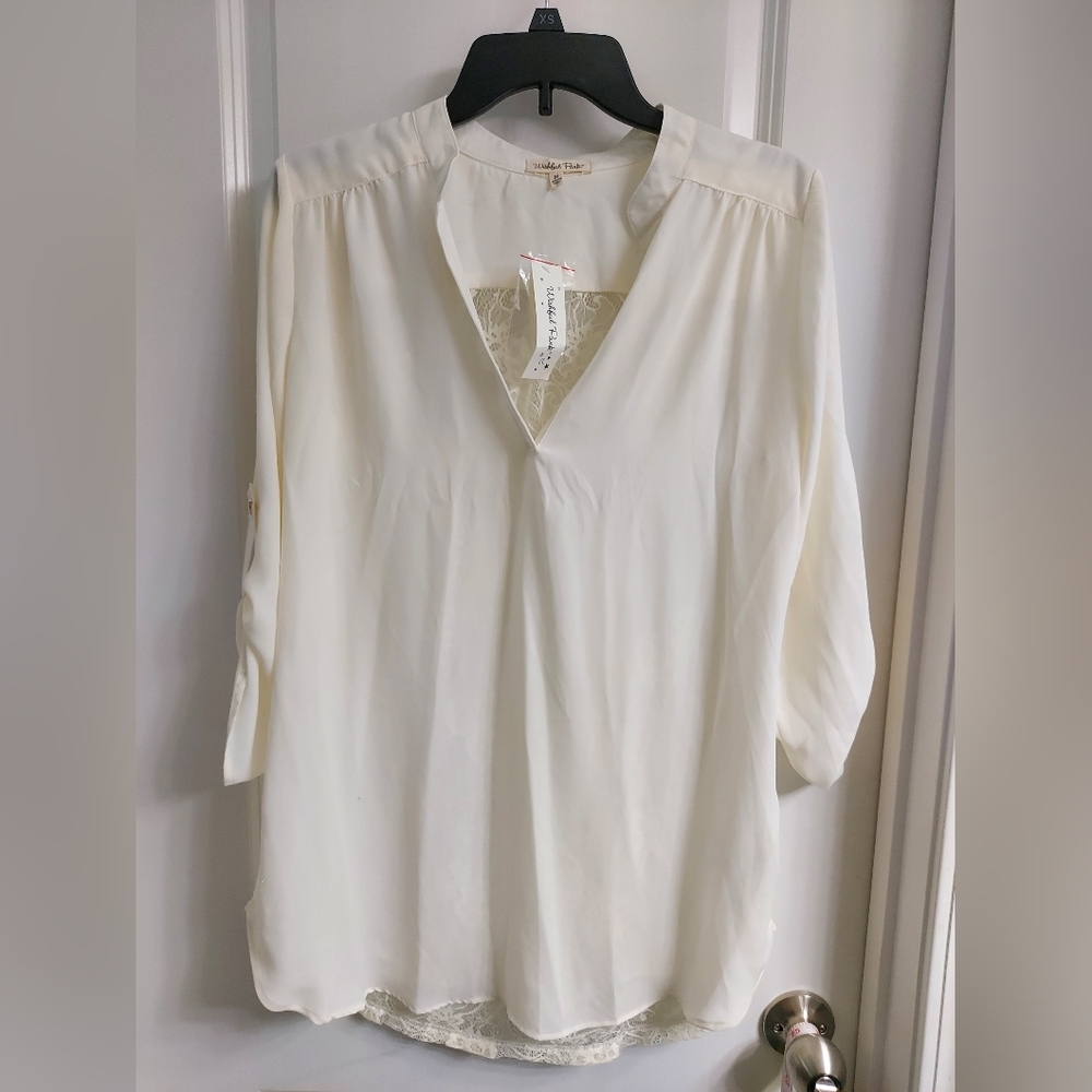 Wishful Park Cream Blouse